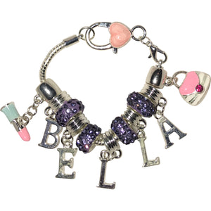 Custom Name Charm Bracelet - A Paradise Jewelry Collection